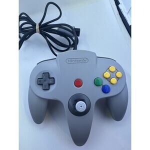 Nintendo 64 N64 Controller NUS-005 Original Gray OEM Authentic Tested Works